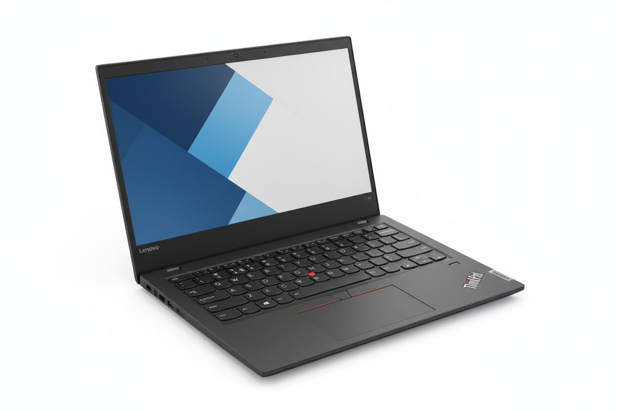 Lenovo ThinkPad E14 G7 angle view